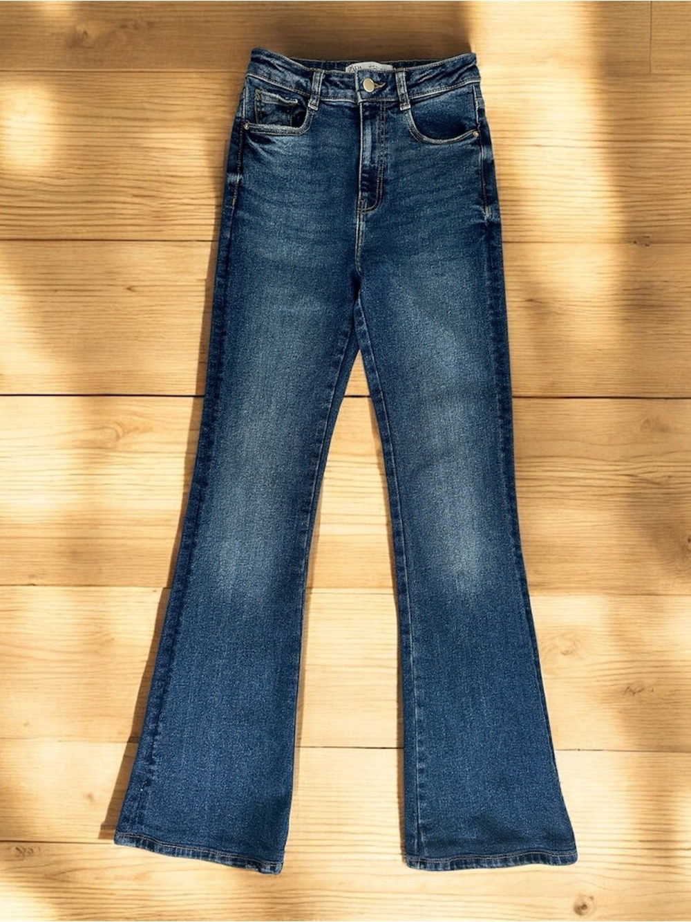Zara Dark Denim Bootcut Jeans Size 4